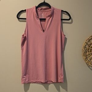 Elegant Pink Sleeveless Tank Top